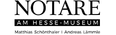 Das Logo der Notare am Hesse-Museum in Calw.